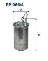 Filtron Kraftstofffilter PP 966/4 Leitungsfilter FüR Fiat Ducato Bus 110 115 120