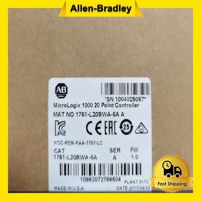 1761-L20BWA-5A Ethernet I/P Controller ship DHL US Free Tax PLC 1PC US