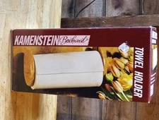 Kamenstein Beechwood Wooden Paper Towel Holder