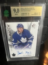 Zach Hyman RC Mnt 9 2016-17 SP Authentic FW Auto Card #/999 Auto 10