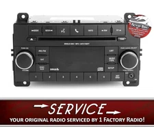 Remanufacture SERVICE for 2013 Jeep Grand Cherokee Radio AMFM CD P05091193AB RES