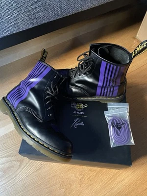 Dr. Martens x Needles 1460 Remastered Leather Ankle Boots Mens UK 10 EU 45 US 11