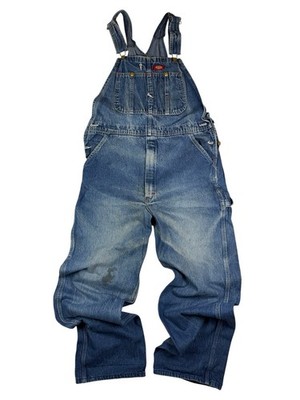 90s　ディッキーズ　オーバーオール　ペイント　メキシコ　40×34 90s vintage dickies blue denim faded overalls 34x32 | eBay