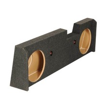 NEW GMC Chevy Crew Cab 2014-2015 Underseat Dual 12" Subwoofer Sub Box Enclosure