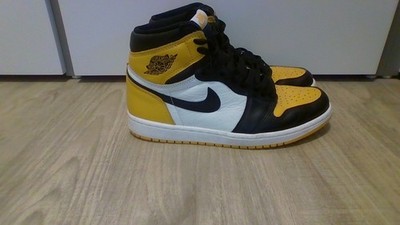 Nike Jordan 1 Taxi,  Size 41 EU , Color Yellow, White, Black. 555088-711