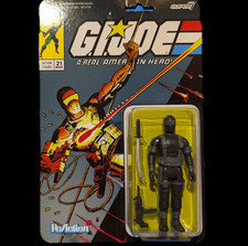 GI Joe Snake Eyes Comic Book Cover Action Figure 3.75  Super7 ReAction Retro