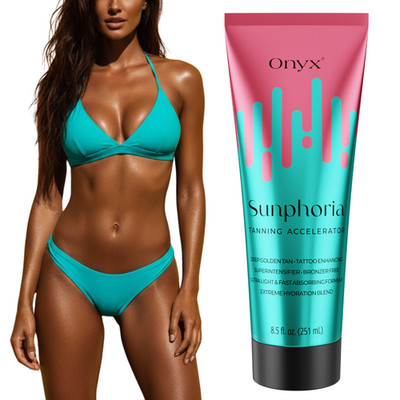 Onyx Sunphoria Tanning Accelerator Lotion for Smooth Deep & Dark Tan 8.5 fl oz
