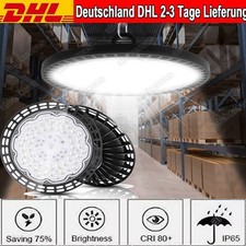 500W UFO LED Hallenbeleuchtung Deckenstrahler Werkstattleuchte Industrielampe DE