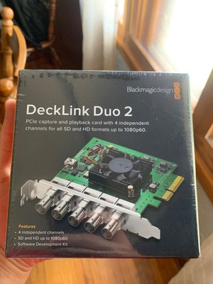 Blackmagic Design DeckLink Duo 2 4ch SDI Playback and Capture Card BMD-BDLKDUO2