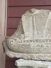 Ancient 11th century limestone bas relief  carving of ship 24”x14”x7 Museum Qual — photo 5