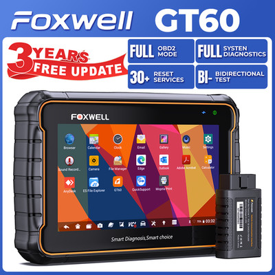 2026 Profi KFZ Foxwell GT60 Diagnosegerät Auto OBD2 Scanner ALLE SYSTEM TPMS DPF