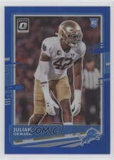2020 Panini Donruss Optic Rookies Blue Prizm 14/179 Julian Okwara #144 0q3