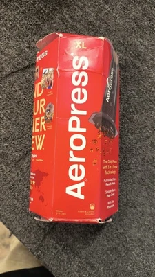 AEROPRESS XL COFFEE PRESS 3 N 1 BREW FRENCH PRESS POUR OVER ESPRESS, Distressed