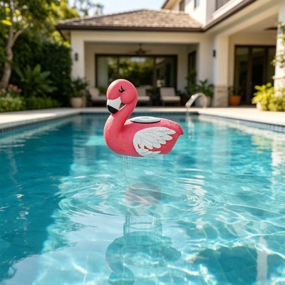 Fantasy Creature Themed Swimming Pool Chlorine Tablet Container Maintains Water