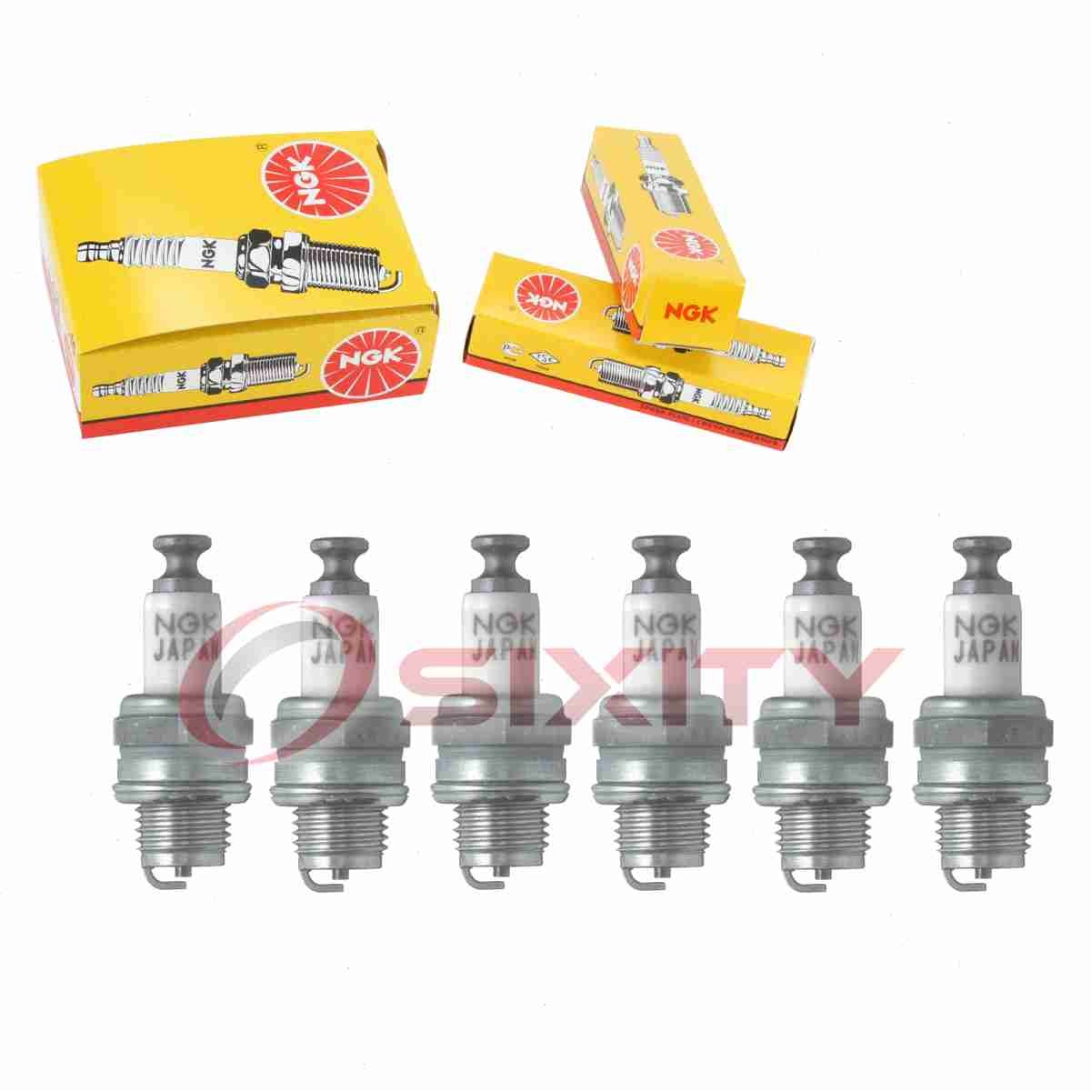 6 pc NGK 5812 CM-6 Standard Spark Plugs for Y82 U20M-U A6S 98052-56471 877 jt