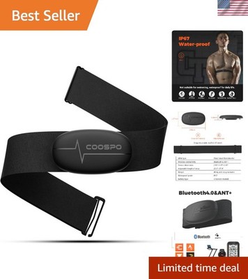 Advanced Heart Rate Monitor Strap - Multi-Sport Compatibility & 400 Hours Life