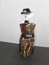 H-Tree Hugger Men's Camo Gloves Size L For Motorcycle Riding, Hunting, & Hiking