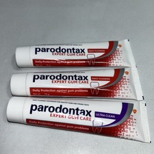 3 New Parodontax Gum Care Toothpaste 75 G Each