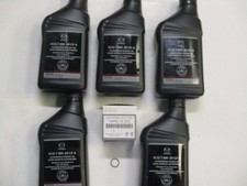 Mazda SKYACTIV Oil Filter, Drain Plug Washer, 5 Quarts GF-6 0w20 Oil