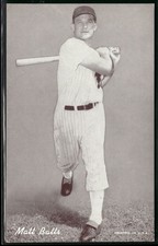 1947-66 Exhibits (W461) #NNO Matt Batts VG
