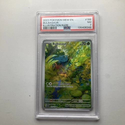 POKÉMON 2023 MEW EN BULBASUR PSA 7