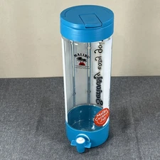 Malibu Caribbean Rum Portable Cocktail  Drink Jug Mixer DIspenser Spout Blue Bar