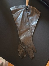 Silk Lined Leather Gloves Vintage Sz 6 1/2