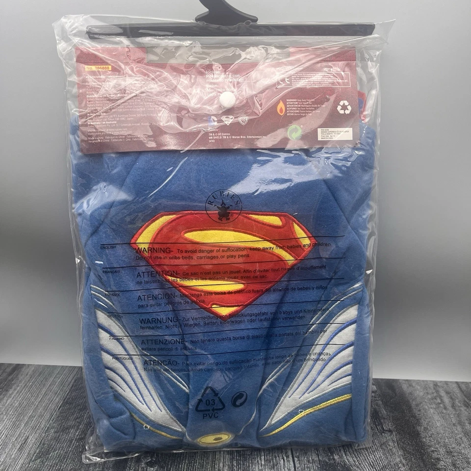 Infant Superman Costume 6-12 Months Rubies Child Man Of Steel Costume - Image 2 of 2