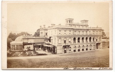 UK Surrey Dorking Deepdene House um 1869 A & E Seeley Foto CDV