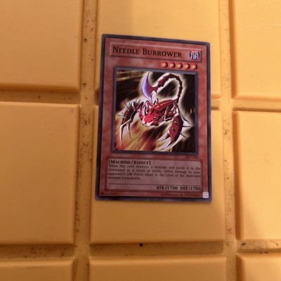 YUGIOH NEEDLE BURROWER AST-020 HOLO  