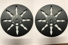 New One Pair Pioneer Black 1/4 7'' Tape Reel Light Metal Aluminum Take Up Reel