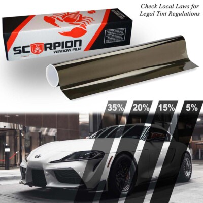 Scorpion Window Tint Carbon Plus Series 2-Ply 20% 24??? X 100??? Roll  Cp20B24