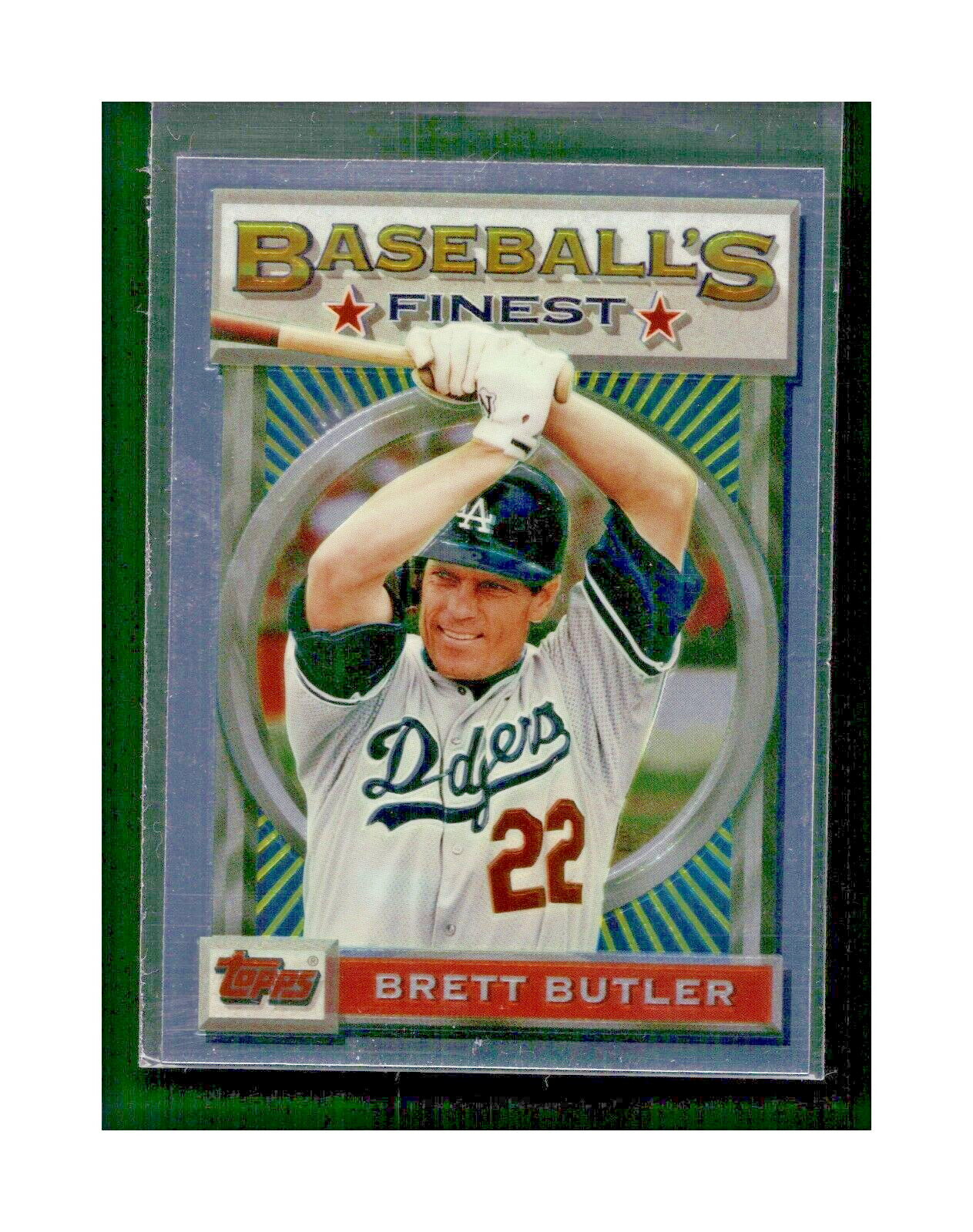 1993 Finest Baseball #6 Brett Butler Los Angeles Dodgers