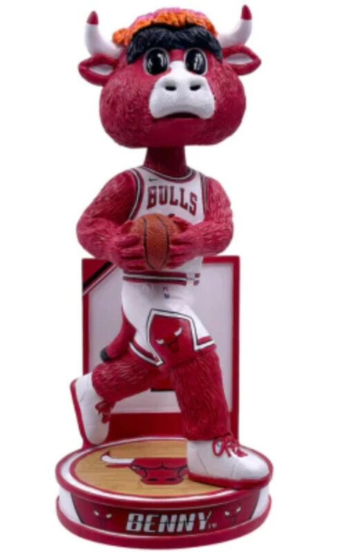 Benny the Bull Chicago Bulls Mascot Hero Series Bobblehead