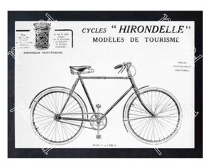 Stickers Décalcomanie HIRO401 Hirondelle Manufrance Pour Vélo Bicycle Neuve France