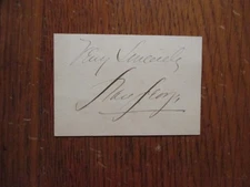 GRACE GEORGE(Died-1961)Johnny Come Lately/Pretty Polly/Ben Hur)Signed 2 x 3 Card