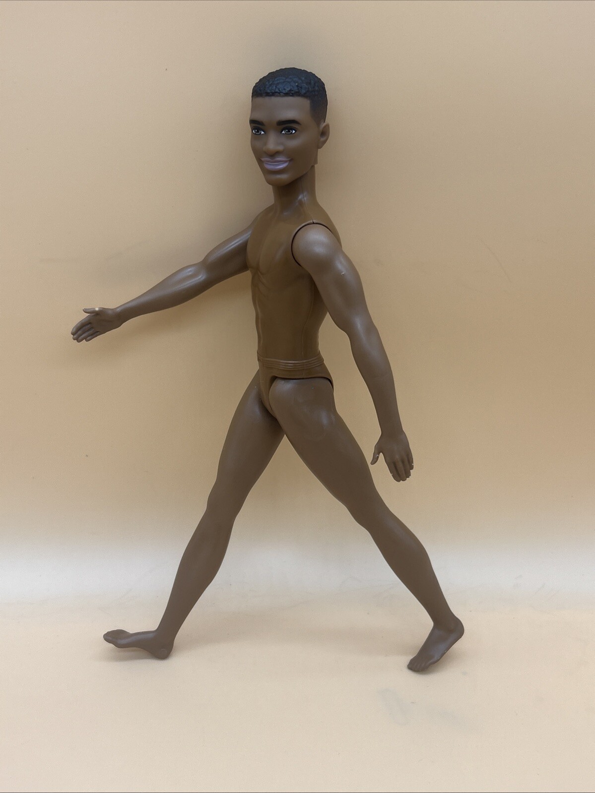 Barbie You Can Be Anything Firefighter Ken Doll African American Nude For OOAK