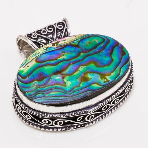 Pendentif Grenat Du Mozambique Argent 925 Fait Main - Longueur Ajustable - Neuf