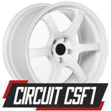 Circuit Csf1 18x9.5 5x100 38 Gloss White Wheels Set Of 4 Fit Wrx Gt86 Frs Brz Circuit Csf1 18x9.5 5x100 38 Gloss White Wheels Set Of 4 Fit Wrx Gt86 Frs Brz