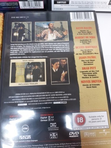 DVD Bundle 5x Drama Thriller Action Movies - Cocktail, Black Swan, Sleepers VGC - Imagen 11 de 11