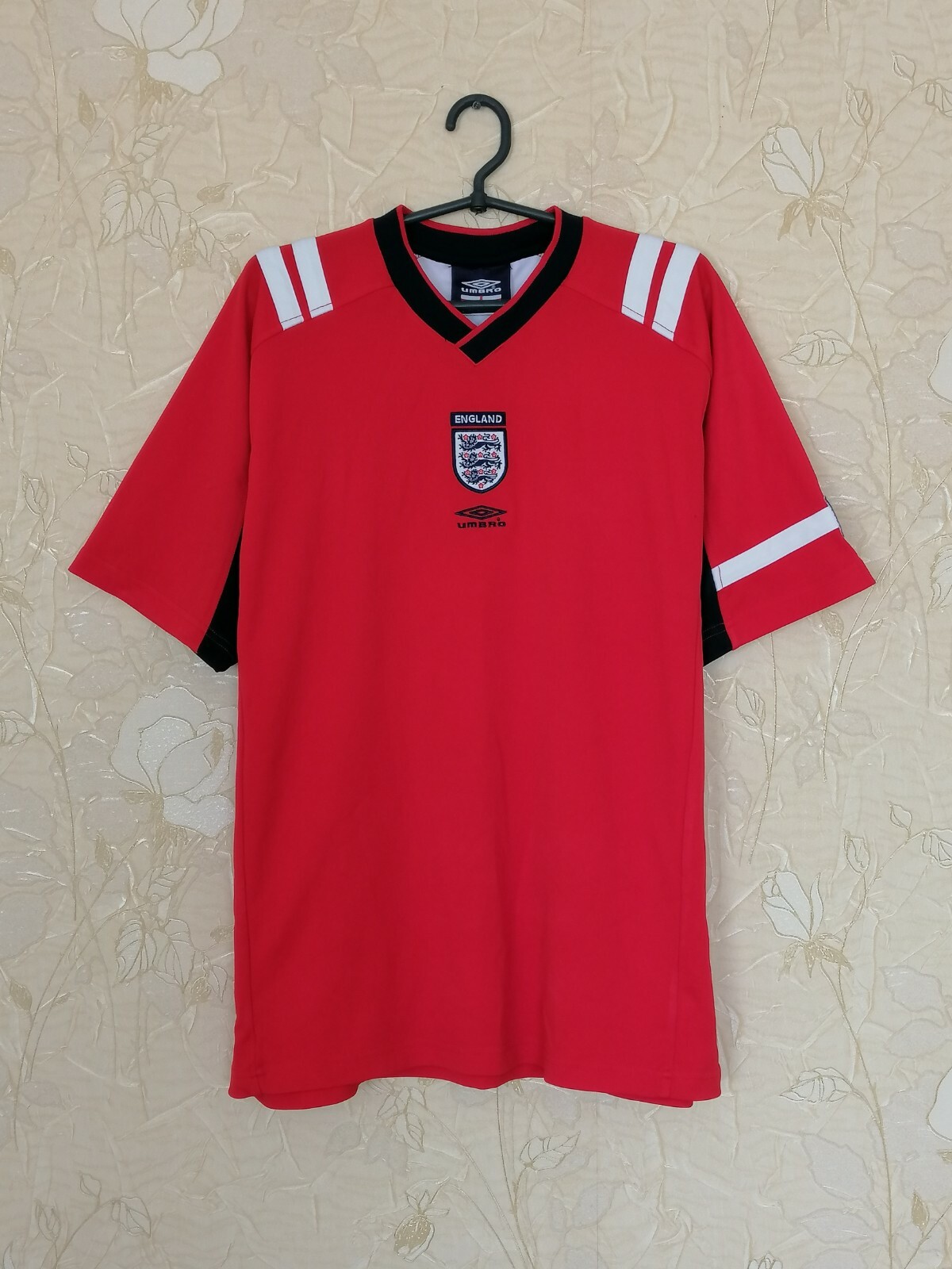 England national team football training vintage shirt… Gem
