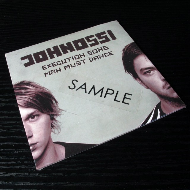 Johnossi - Execution Song/Man Must Dance JAPAN Sample CD Sealed NEW