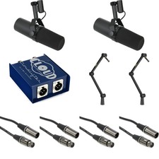 Shure Sm7b Dynamic Vocal Microphone With Cloudlifter 2 Person Bundle