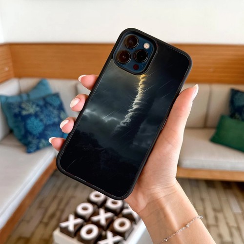 Vaporwave aesthetic tornado For iPhone SE XS XR Max 5 6 7 8 Plus Aesthetic Cover - Picture 17 of 25