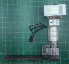 New RARE never used transparent Metz 45 CT-5 flash with camera rail and cable