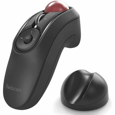 ELECOM M-RT1BRXBK 1500 DPI Bluetooth Trackball Mouse - Black