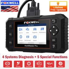 Automotive OBD2 Scanner ABS SRS ECM Diagnostic Tool Live Data Steam with 5 Reset