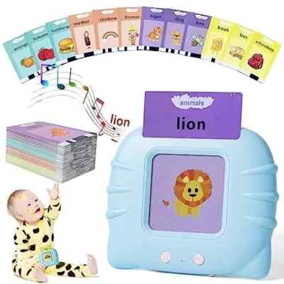 Pocket Speech for Toddlers, Talking Flash Cards for Toddlers 1 224 Words Blue