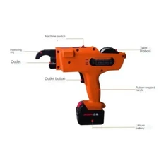 Rebar Tier Binding Machines 12V 4500mAh Automatic Rebar Tying Machine Cordless