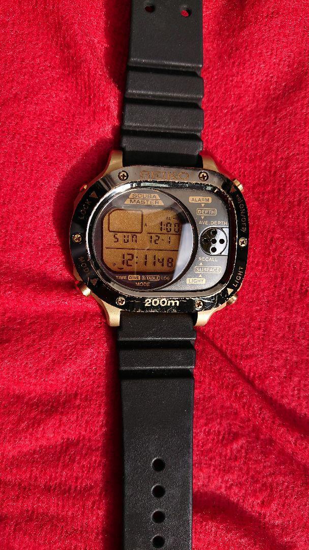 Seiko Scuba Master M725-5A00 Dive Computer Watch 200m Depth Seiko Scuba Master M725-5A00 Dive Computer Watch 200m Depth